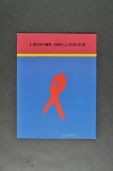 Hiv Vereniging Revue associative "Hivnieuws",  novembre décembre 2001, n° 73 / Uys : humor als wapen Pays-Bas 2001 2005.50.24 Photo Mucem