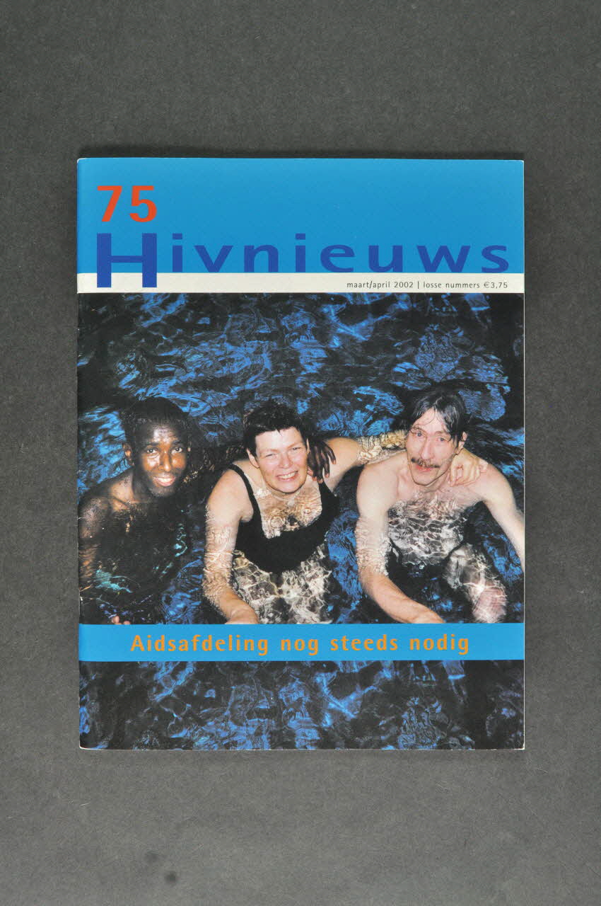 Hiv Vereniging Revue associative "Hivnieuws",  mars avril 2002, n° 75 / Aidsafdeling nog steeds nodig Pays-Bas 2002 2005.50.26 Photo Mucem