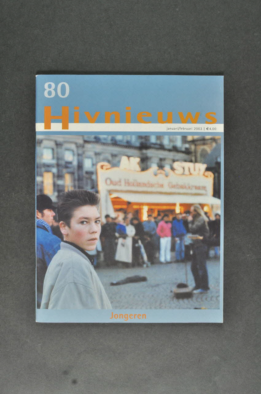 Hiv Vereniging Revue associative "Hivnieuws",  janvier février 2003, n° 80 / Jongeren (Jeunes ?) Pays-Bas 2003 2005.50.31 Photo Mucem