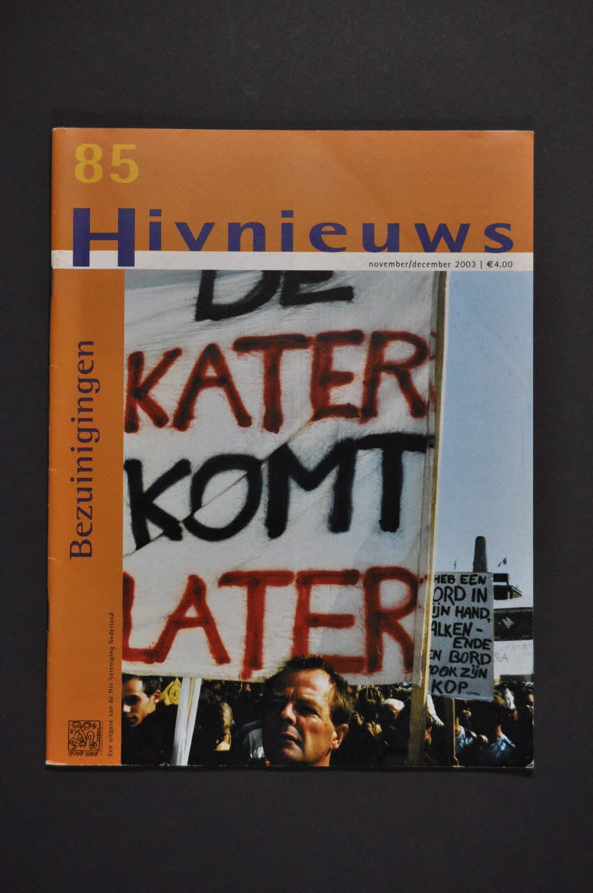 Hiv Vereniging Revue associative "Hivnieuws" Pays-Bas 2003 2005.50.36 Photo Mucem