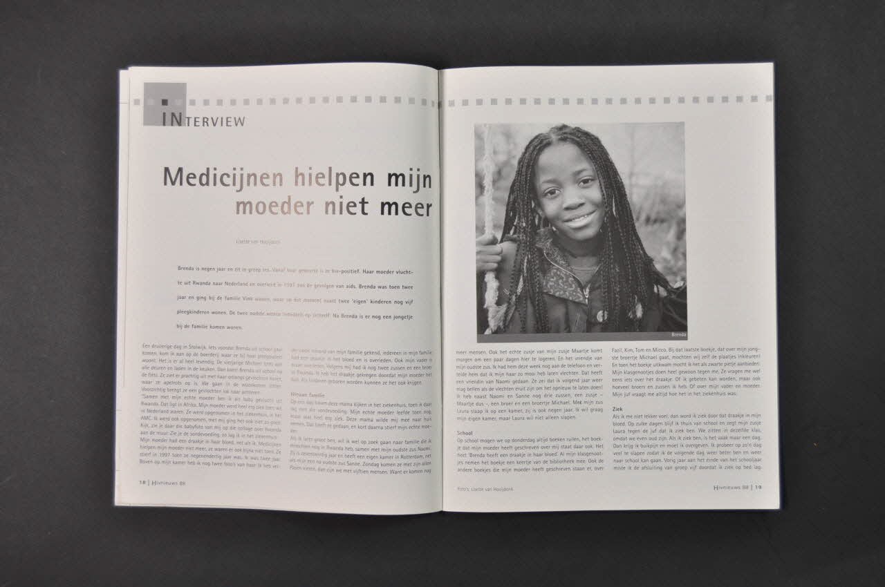 Hiv Vereniging Revue associative "Hivnieuws" Pays-Bas 2004 2005.50.39 Photo Mucem