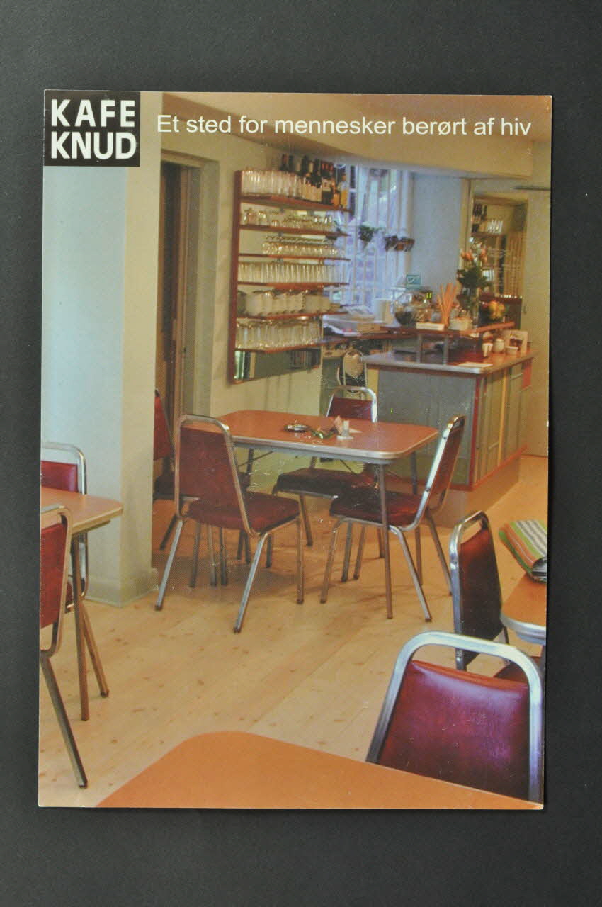 carte "Kafe knud. Et sted for mennesker berort af hiv" (traduire) 2005.51.13 Photo Mucem