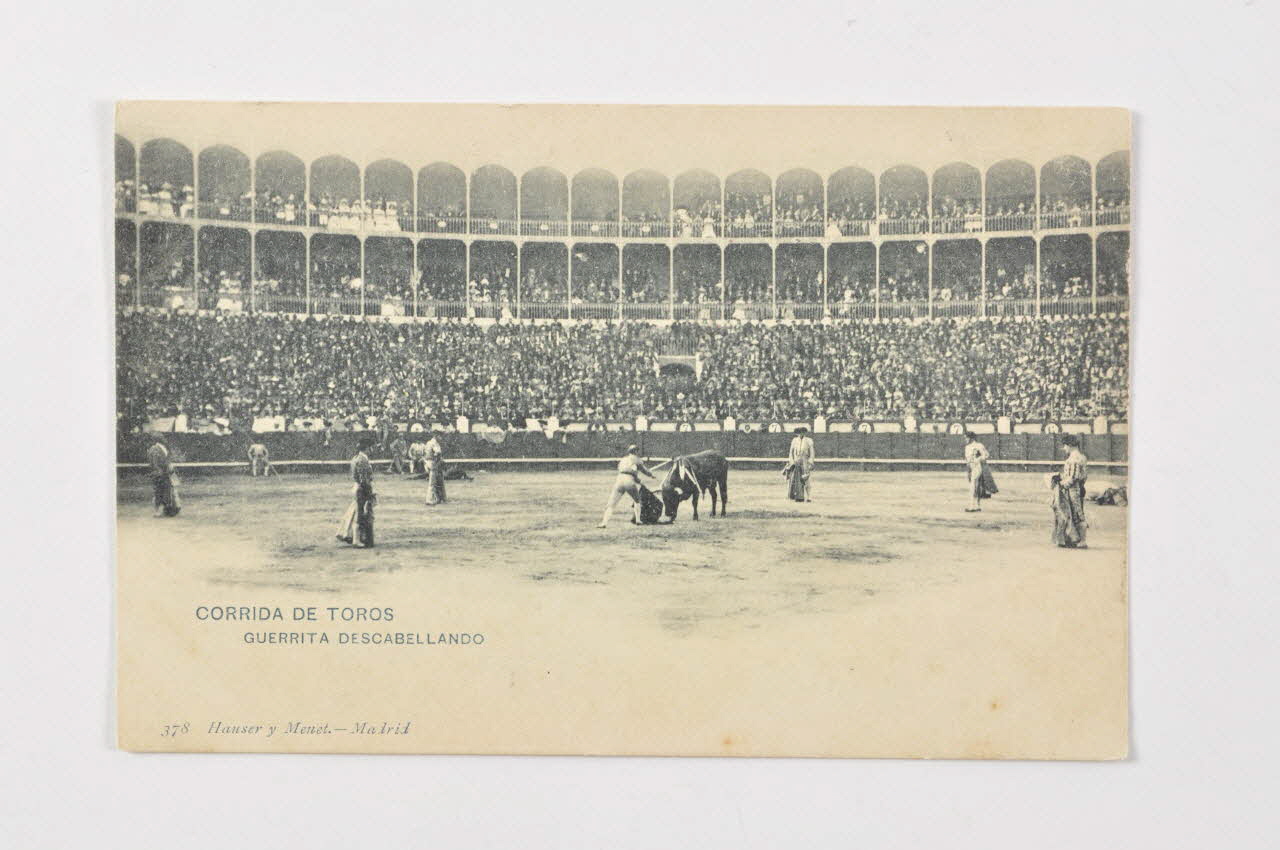 carte postale Corrida de toros 2004.300.10 Photo Mucem
