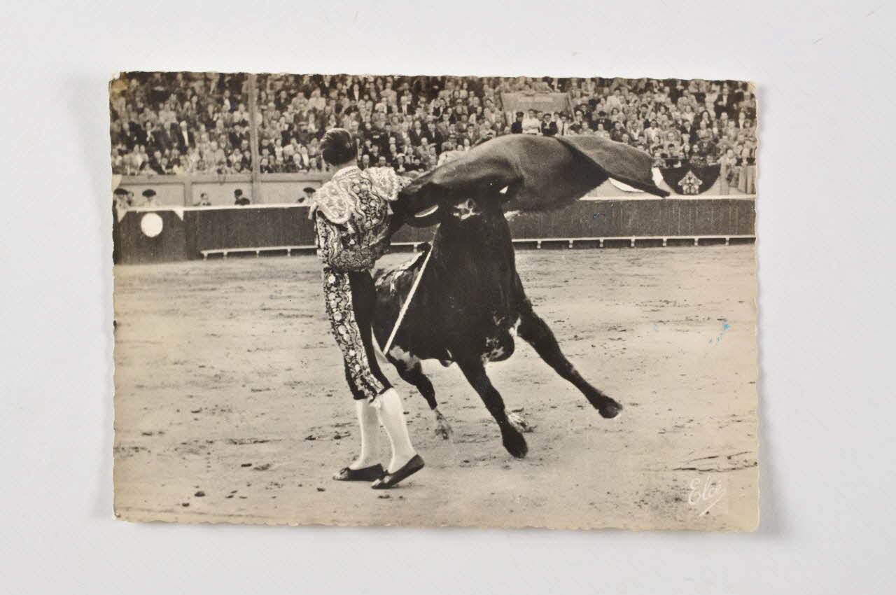 carte postale La course de taureaux 2004.300.12 Photo Mucem