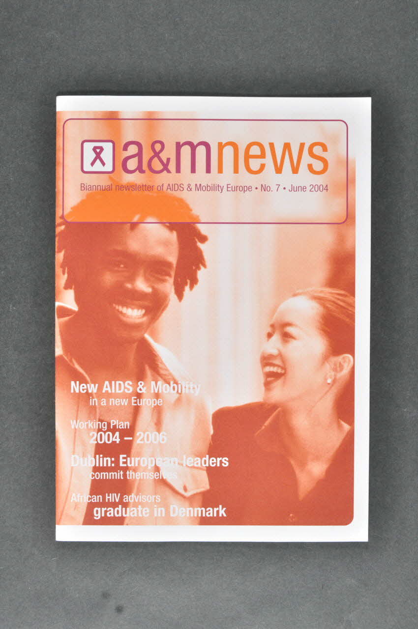 Nigz Revue associative "A &M News", n°7, juin 2004. Biannual newsletter of AIDS &Mobility Europe Pays-Bas 2004 2005.53.2 Photo Mucem
