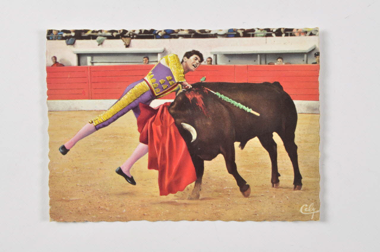 carte postale Volapie. Torero Jaime Ostos 2004.300.19 Photo Mucem