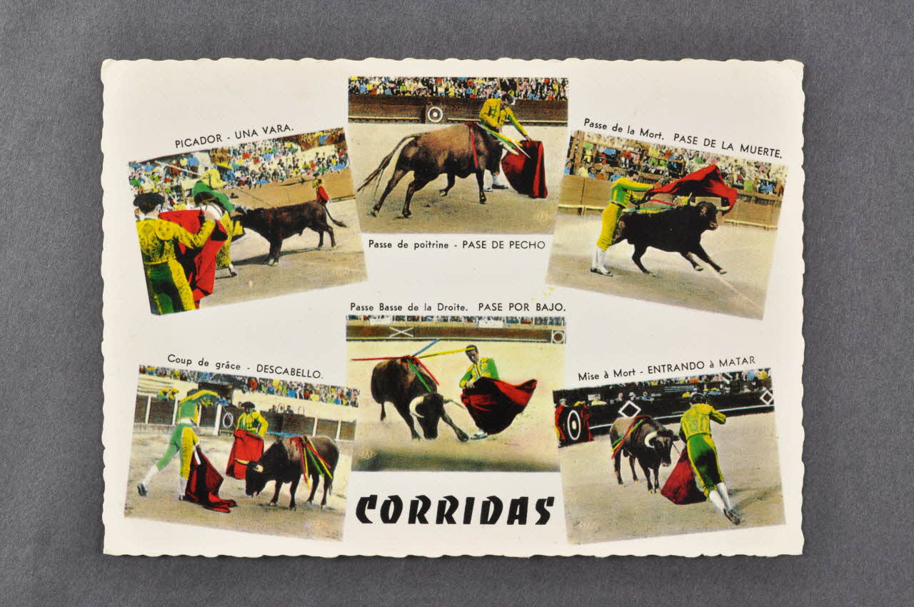 carte postale Corridas 2004.300.22 Photo Mucem
