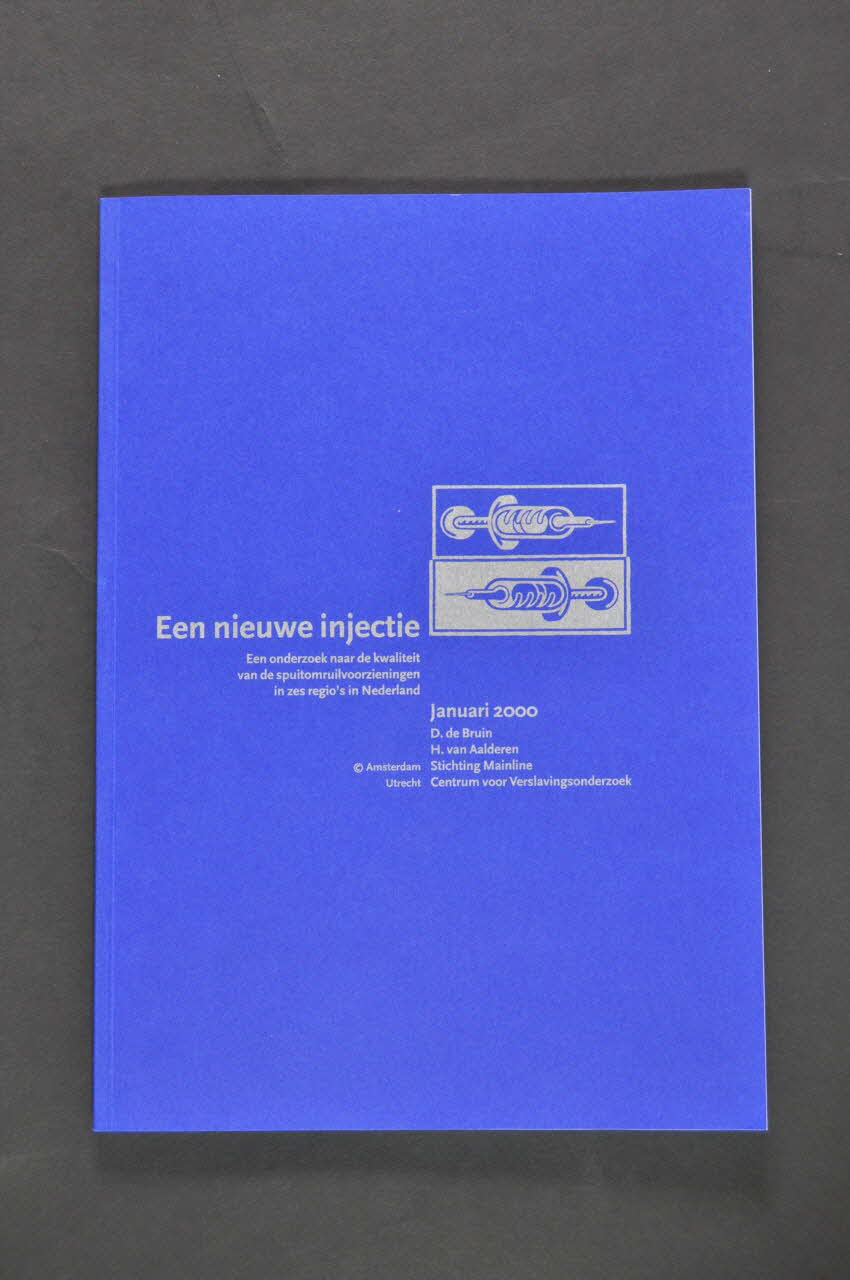 Mainline BROCHURE "Een nieuwe injectie.Een onderzoek naar de kwaliteit van de spuitomruilvoorzieningen in zes regio's in Nederland" (traduire) Pays-Bas 2000/1 2005.54.107 Photo Mucem