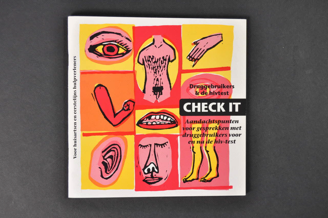 Mainline BROCHURE " Check it / Druggebruikers & de hiv-test. Aandachtspunten voor gesprekken met druggebruilkers voor en na de hiv-test (pour les médecins généralistes) Pays-Bas 2004 2005.54.112 Photo Mucem