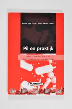 Mainline livre "Pil en praktijk. Combinatietherapie en HIV-Positieve druggebruikers" (Traitements et pratique . Antirétroviraux chez les usagers de drogues séropositifs) Pays-Bas 2002 2005.54.120 Photo Mucem