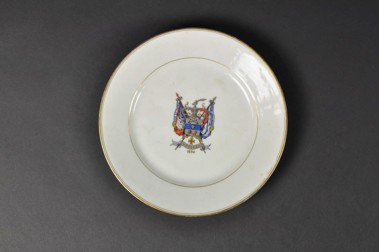 Tissier assiette plate Île-de-France, France 1894 1955.101.1 Photo Mucem