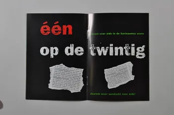 Positive Health Project BROCHURE "Gesontu tori. Surinamers & veilig druggebruik" '(Surinamers et usage de drogues à moindre risque) Pays-Bas 1996 2005.54.45  Photo Mucem