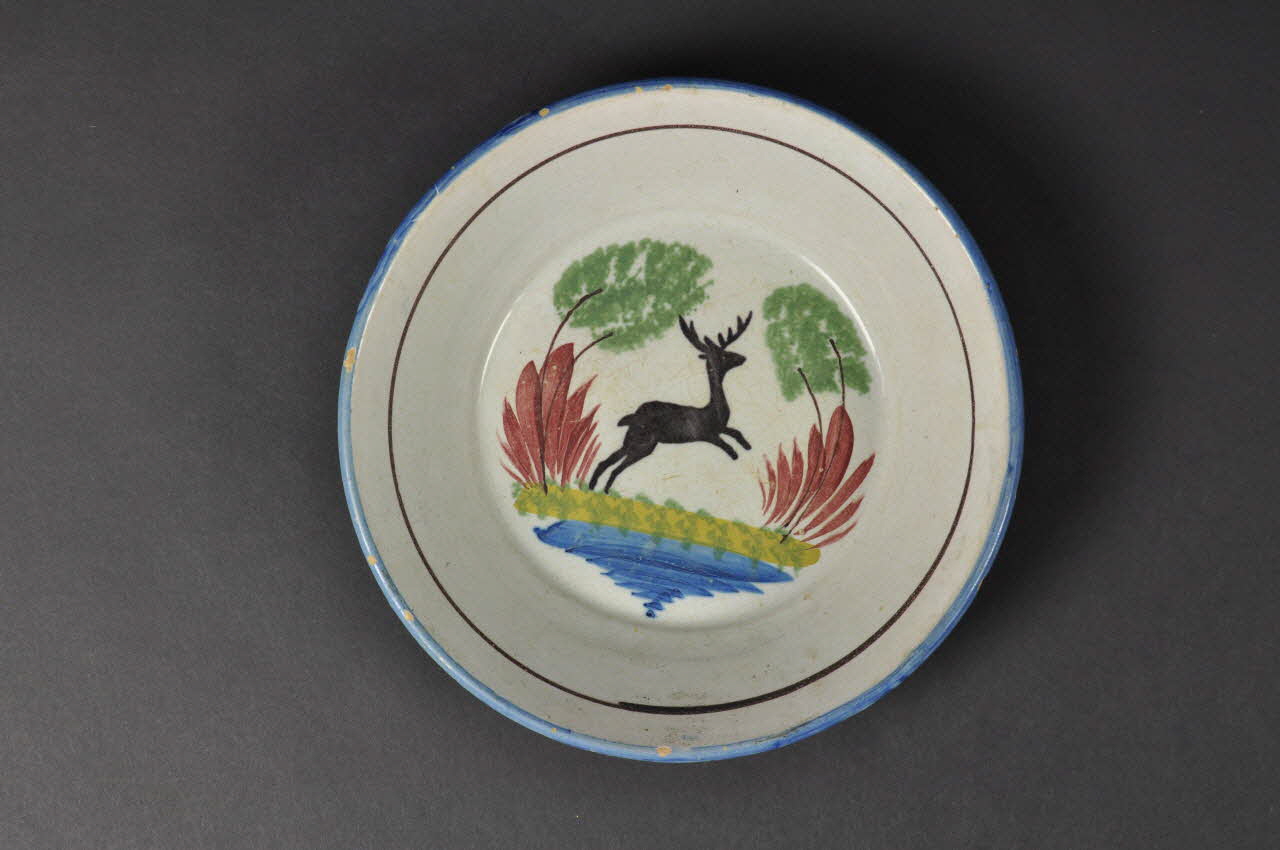 assiette calotte 1849 1955.107.9 Photo Mucem