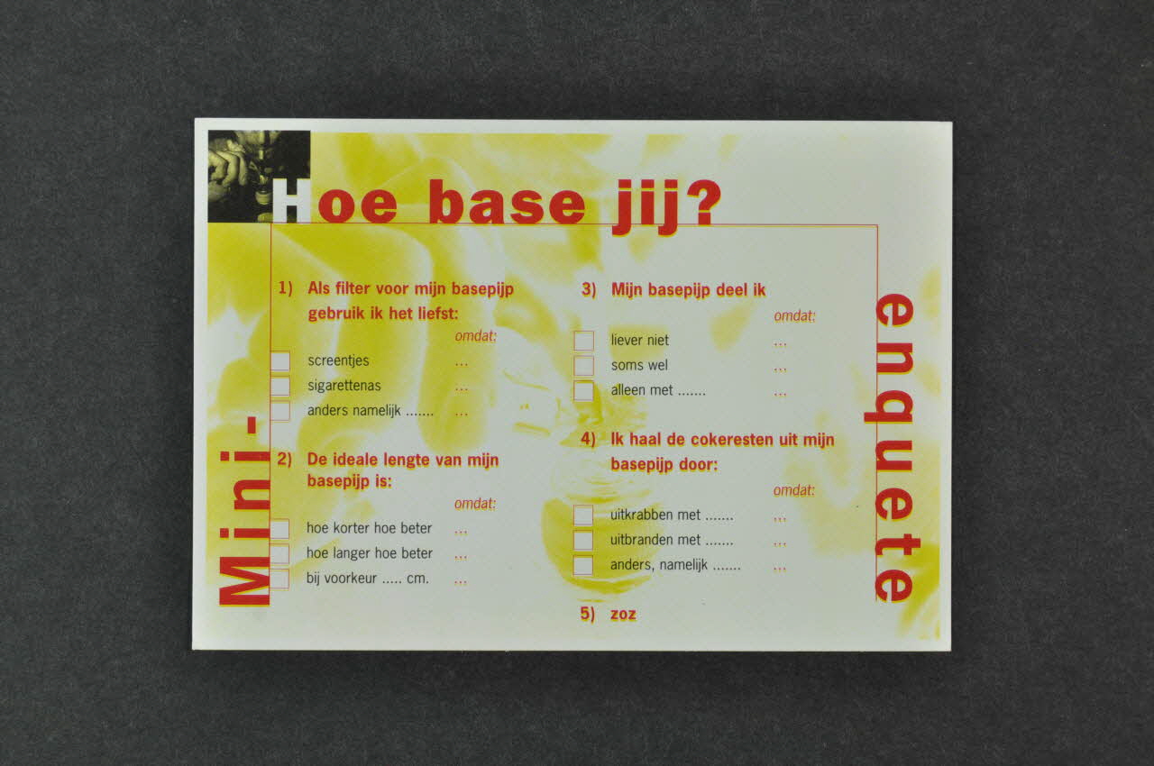 carte postale "Mini enquête" 2005.54.6 Photo Mucem
