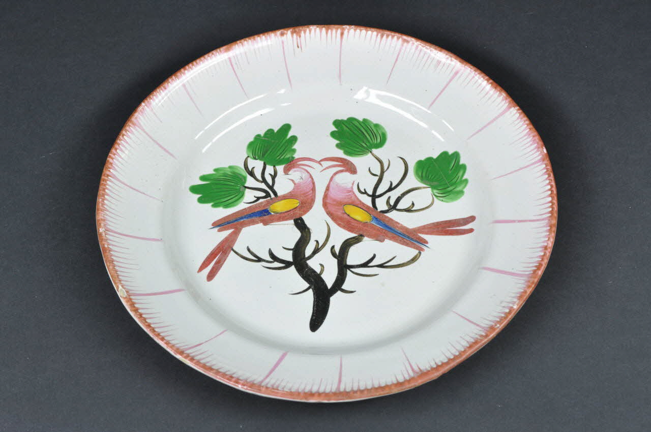 assiette plate 1955.107.6 Photo Mucem