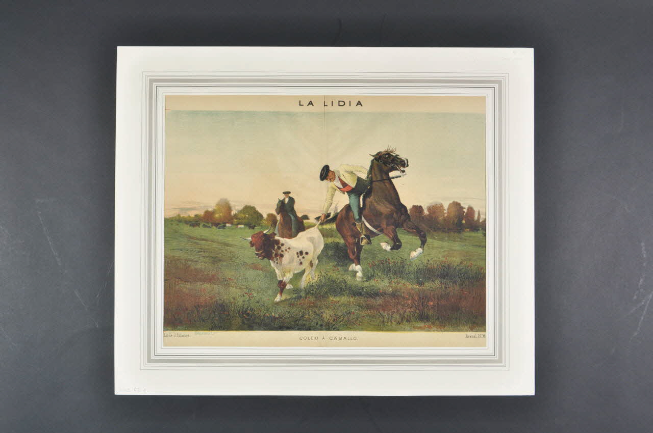 Palacios J. gravure La lidia 1885 2003.65.1 Photo Mucem