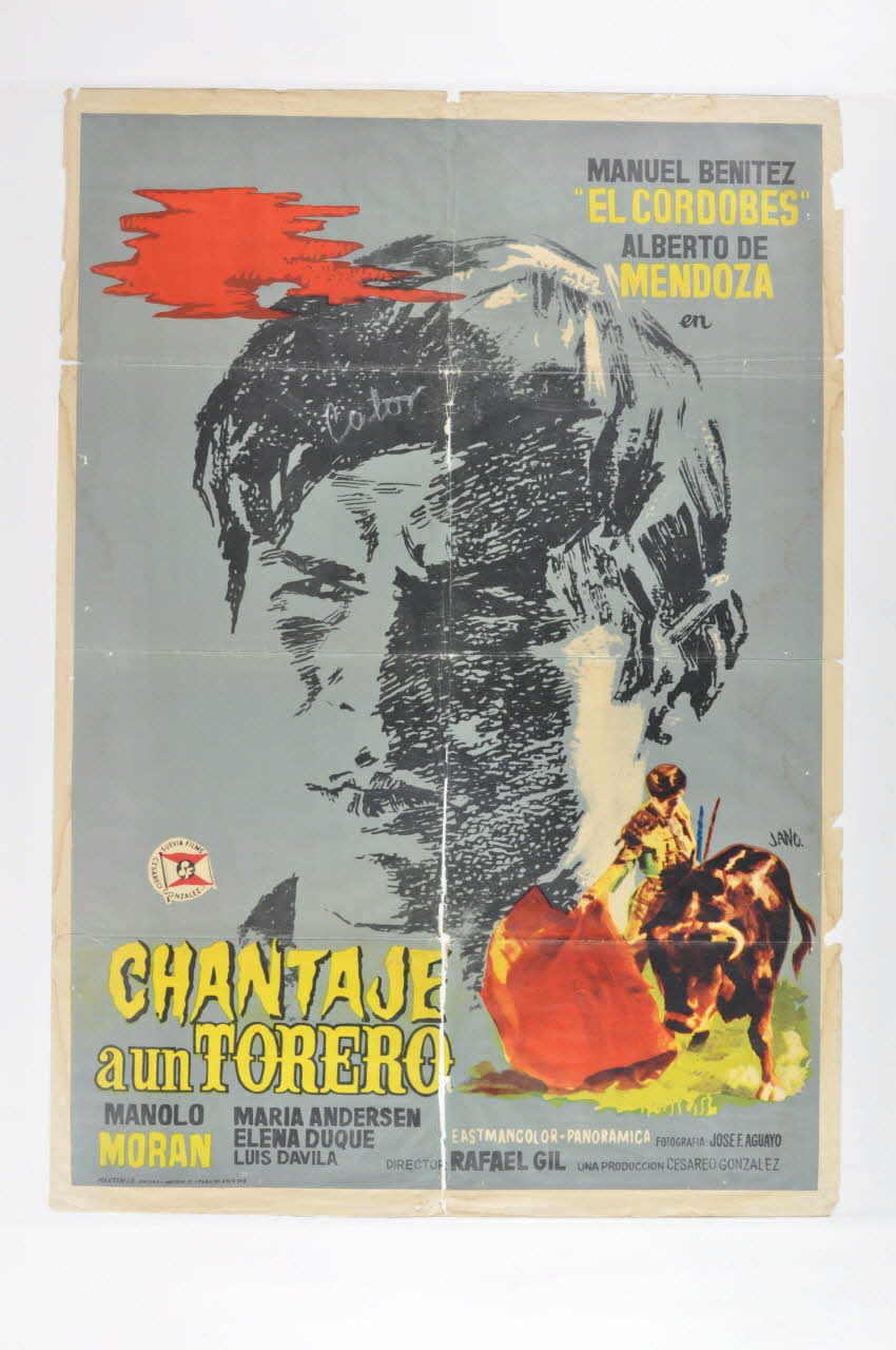 Jano affiche Chantaje a un torero Espagne 1963 2003.75.1 Photo Mucem