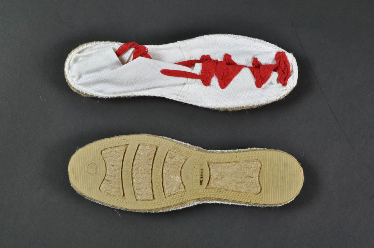 espadrille Espagne 2004 2004.321.1.1-2 Photo Mucem