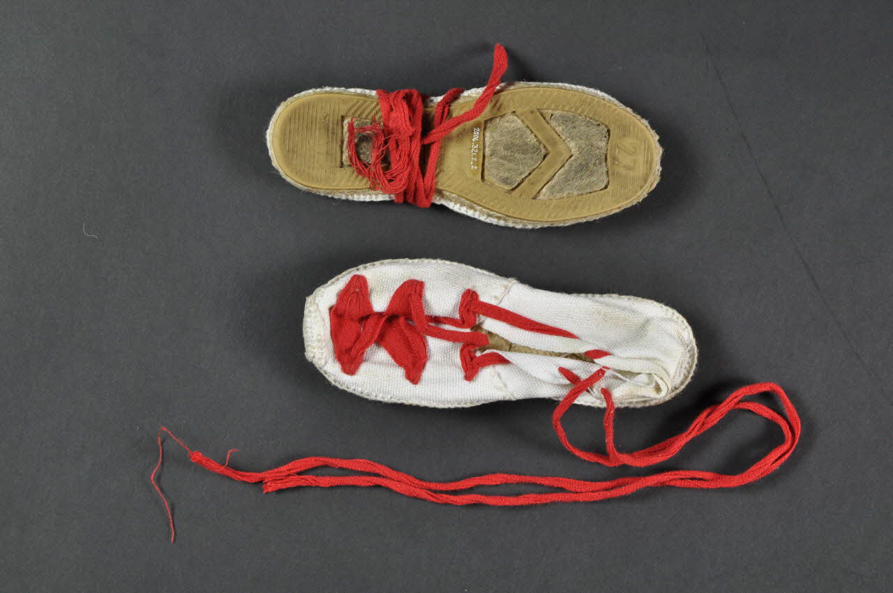 espadrille Espagne 2004 2004.321.2.1-2 Photo Mucem