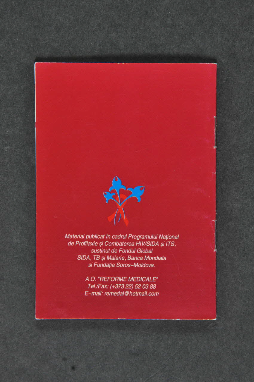 BROCHURE "Infectile transmise sexual" (Infections sexuellement transmissibles) 2005.57.6 Photo Mucem