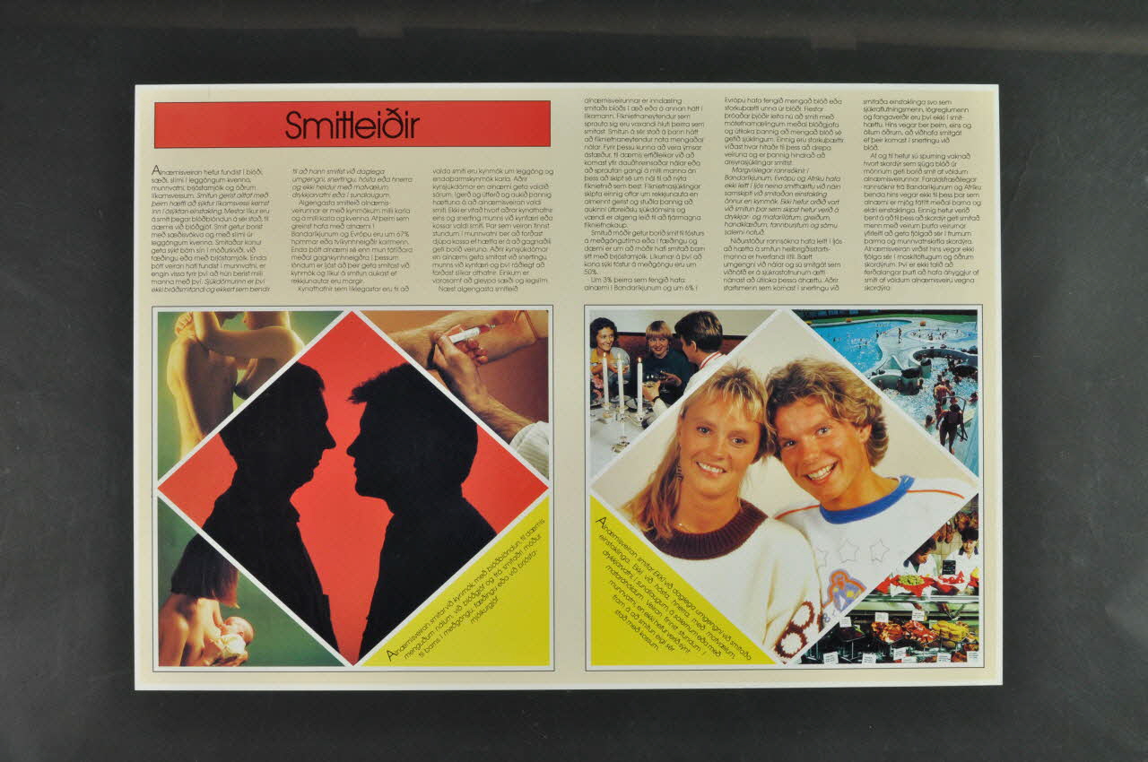 affiche "Smitleider" (Sur la transmission et la non transmission du VIH) 2005.59.14 Photo Mucem