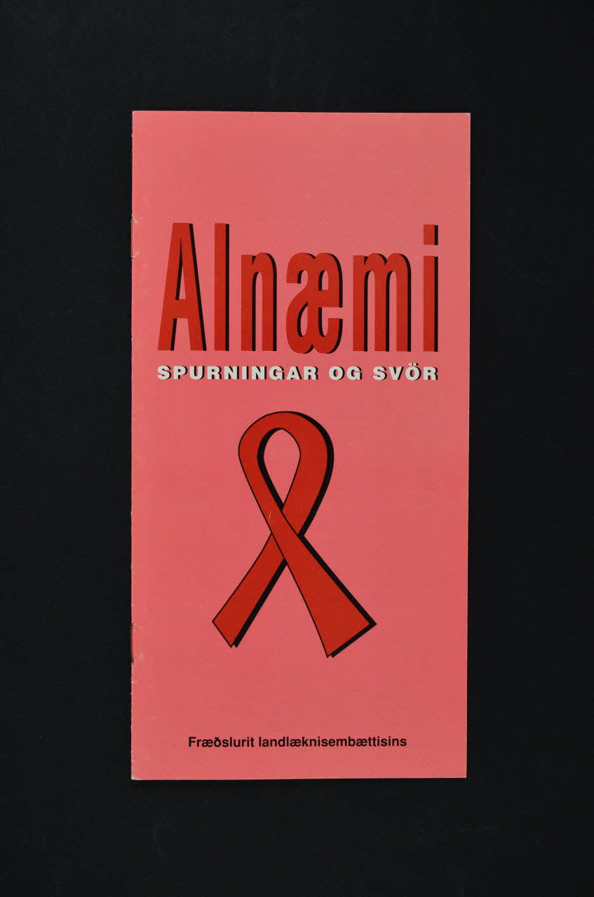 Directorate Of Health BROCHURE "Alnaemi. Spurningar og svör" (traduire) Islande 1996 2005.59.6 Photo Mucem