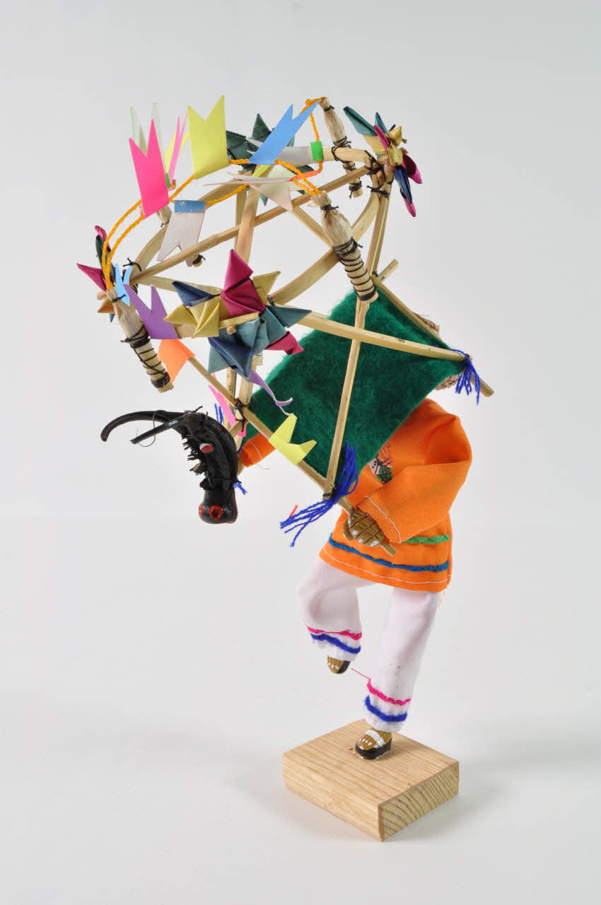 miniature danseur de torito Michoacan, Mexique 2004 2004.335.1 Photo Mucem