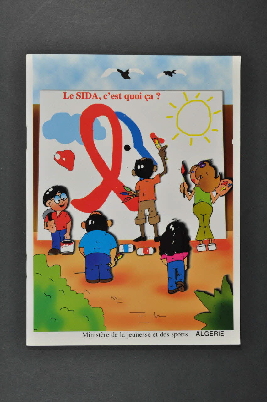 BROCHURE "Le SIDA, c'est quoi ça ?" (en français et en arabe) 2005.61.17 Photo Mucem