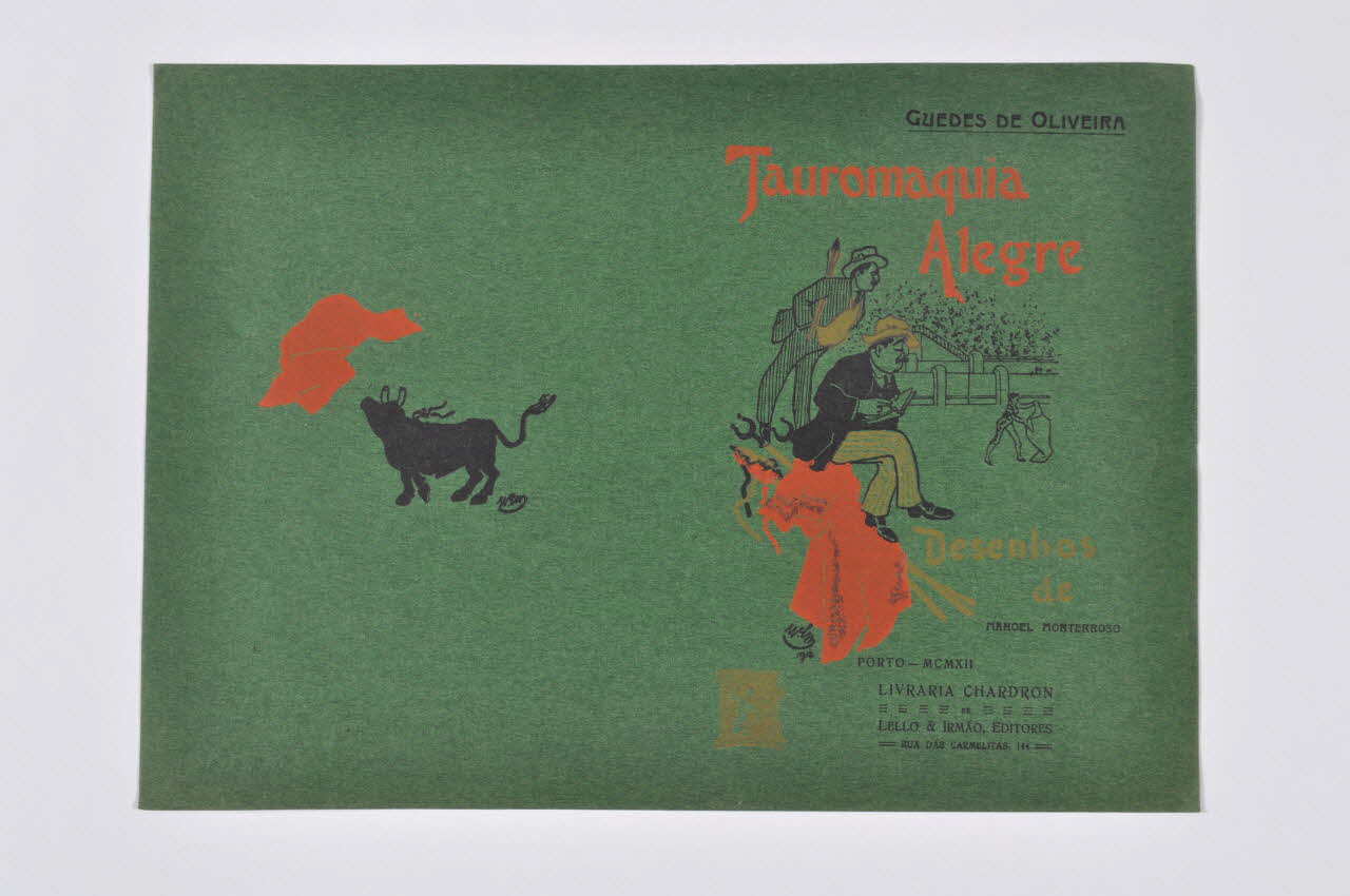 couverture de livre Tauromaquia  alegre Nord, Portugal 1912 2003.80.15 Photo Mucem