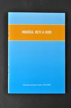 Narodny Program Boja S Hiv/Aids BROCHURE "Rodicia, Deti a AIDS" (traduire) Slovaquie 2002 2005.63.11 Photo Mucem