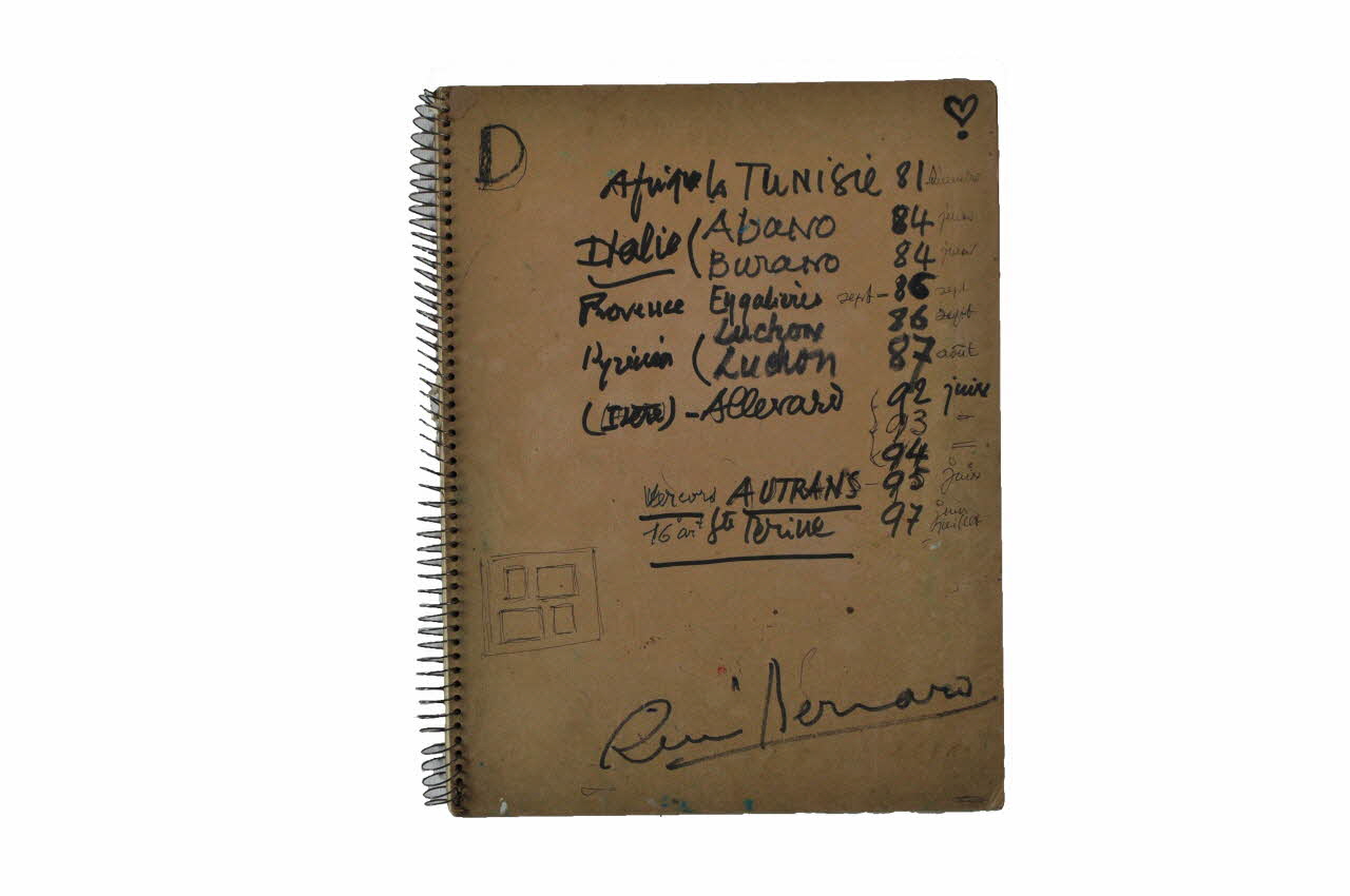 Renée Bernard CARNET DE VOYAGE Rhône-Alpes, Pyrénées 1981 2004.35.27 Photo Mucem