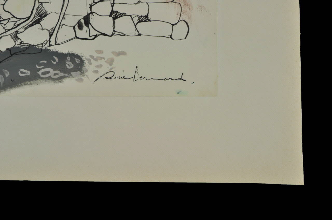 Renée Bernard dessin 1981 2004.35.32 Photo Mucem