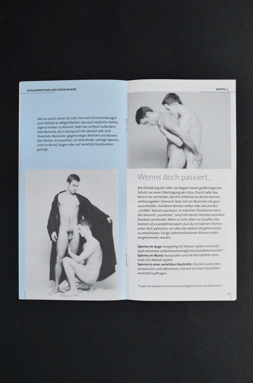 Aids-Hilfe Autriche BROCHURE "Hiv + 6" (hommes) Autriche 2001 2005.64.37 Photo Mucem