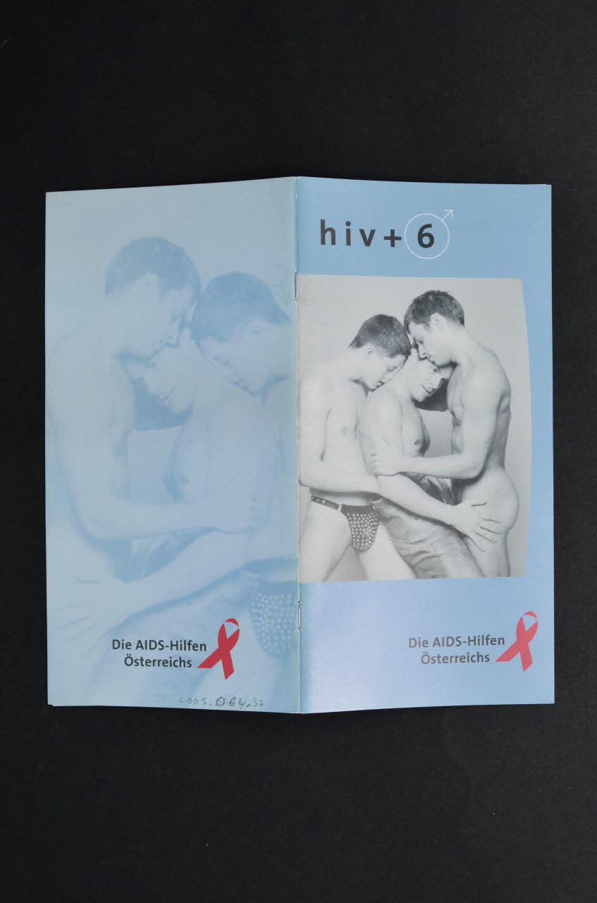 Aids-Hilfe Autriche BROCHURE "Hiv + 6" (hommes) Autriche 2001 2005.64.37 Photo Mucem