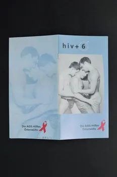 Aids-Hilfe Autriche BROCHURE "Hiv + 6" (hommes) Autriche 2001 2005.64.37  Photo Mucem