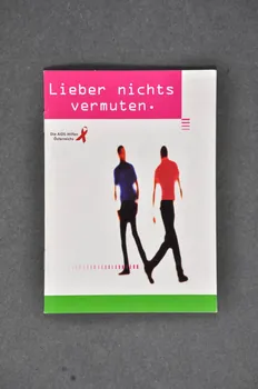 Aids-Hilfe Autriche BROCHURE "Lieber nichts vermuten" (Ne rien supposer) Autriche 2002 2005.64.39 Photo Mucem