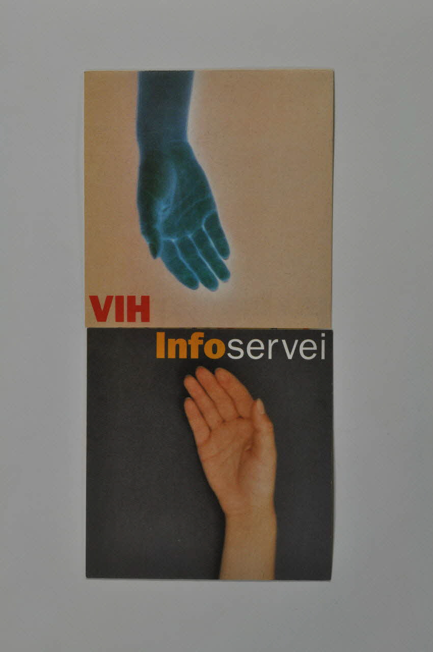 Dépliant "VIH Infoservei" 2003.93.30 Photo Mucem