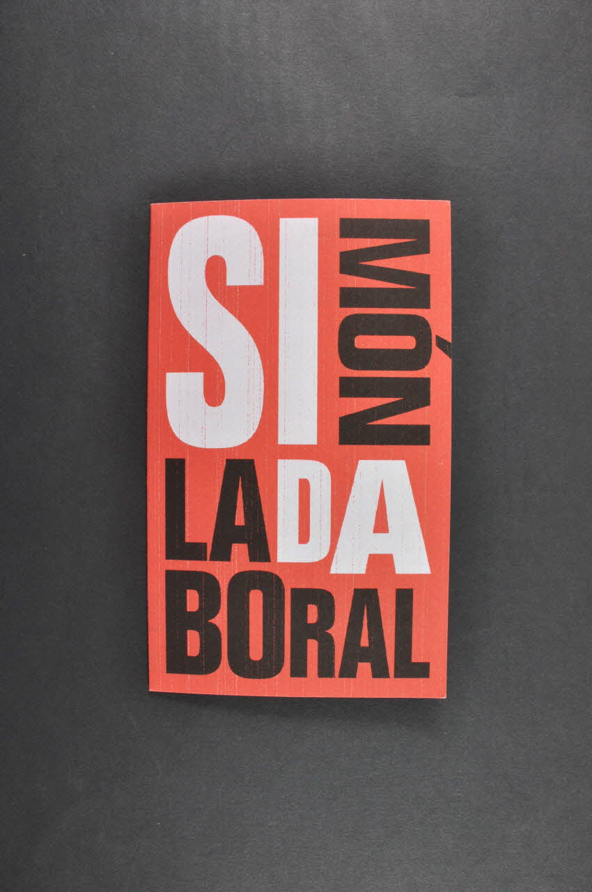Dépliant "SIDA Monda laboral" (Sida et monde du travail) 2003.93.31 Photo Mucem