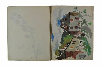 Renée Bernard CARNET DE VOYAGE Midi-Pyrénées, France 1950 2004.35.4  Photo Mucem