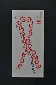 Comité 1er Décembre Dépliant "VIH-SIDA, un nou cami cap a la VIDA" Espagne 2001 2003.93.37 Photo Mucem