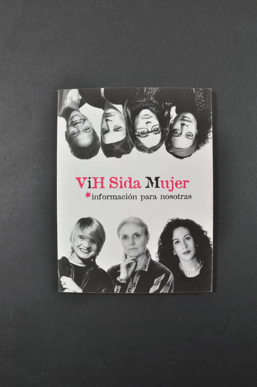 Dépliant "VIH Sida Mujer. Informacion para nosotras" (VIH Sida et femmes. informations pour nous autres.) 2003.93.40 Photo Mucem
