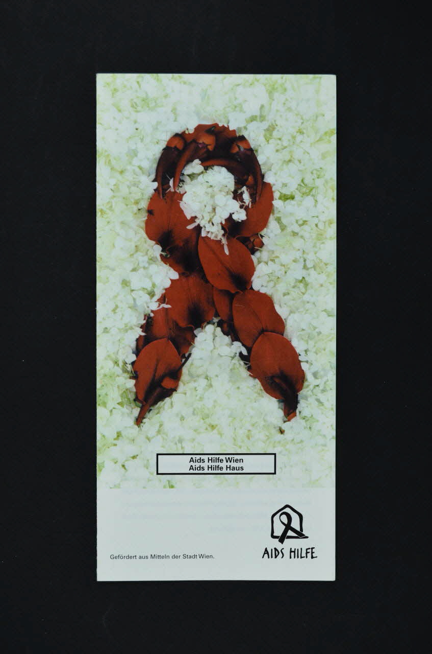 Aids-Hilfe Autriche Dépliant "Aids Hilfe Haus" Autriche 2000 2005.64.53 Photo Mucem