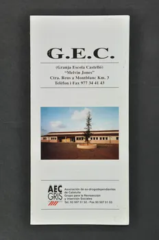 Dépliant "G E C" Granja Escola Castello" 2003.93.48 Photo Mucem
