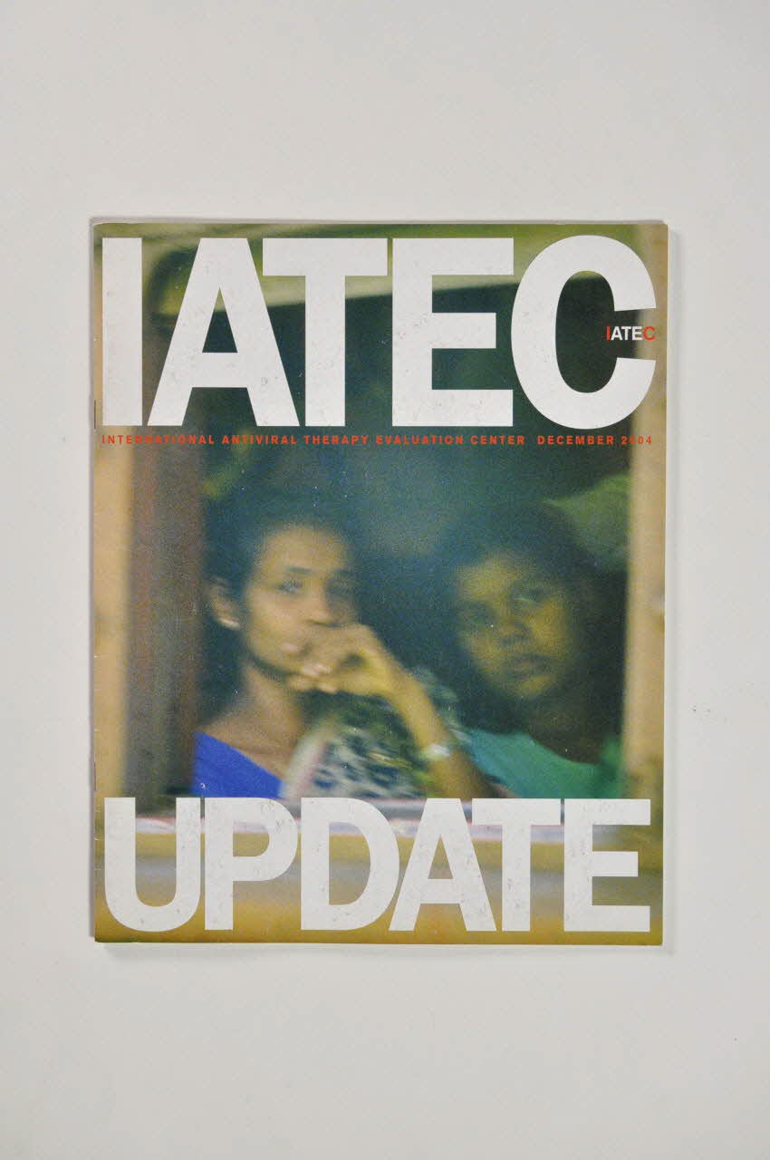 Iatec (International Antiviral Therapy Evaluation) Revue associative IATEC Update, décembre 2004 / Partnering HIV treatment with HIV prevention (Associer le traitement du VIH à la prévention) Pays-Bas 2004/12 2005.65.3 Photo Mucem