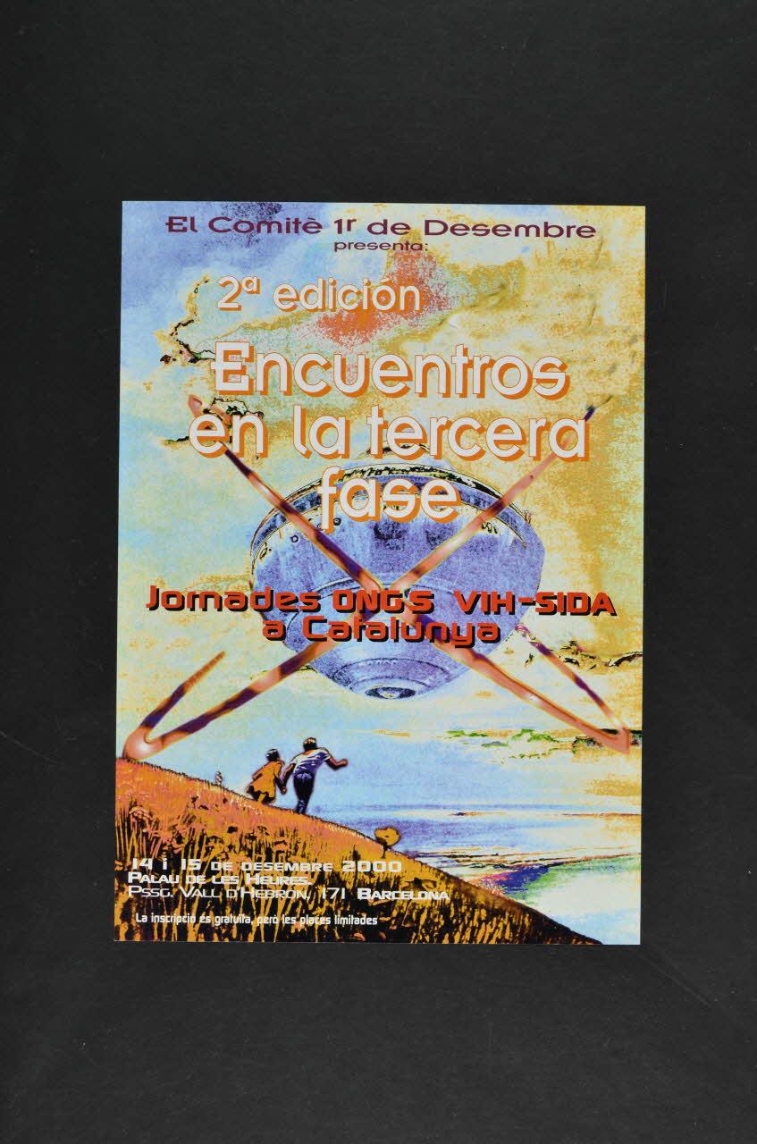 Agnès Capera affiche "2° edicion. Encuentros en la tercera fase" Espagne 2000 2003.93.60 Photo Mucem