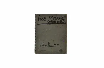 Renée Bernard CARNET DE VOYAGE Grau-du-Roi(Gard) 1953 2004.35.7  Photo Mucem