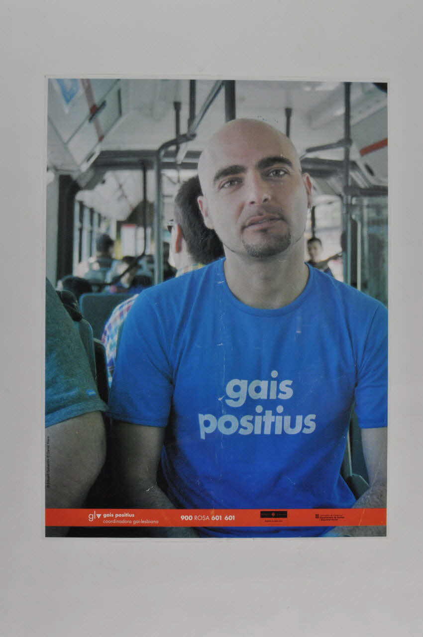 affiche "Gais positius" (Gais positifs) 2003.93.63 Photo Mucem
