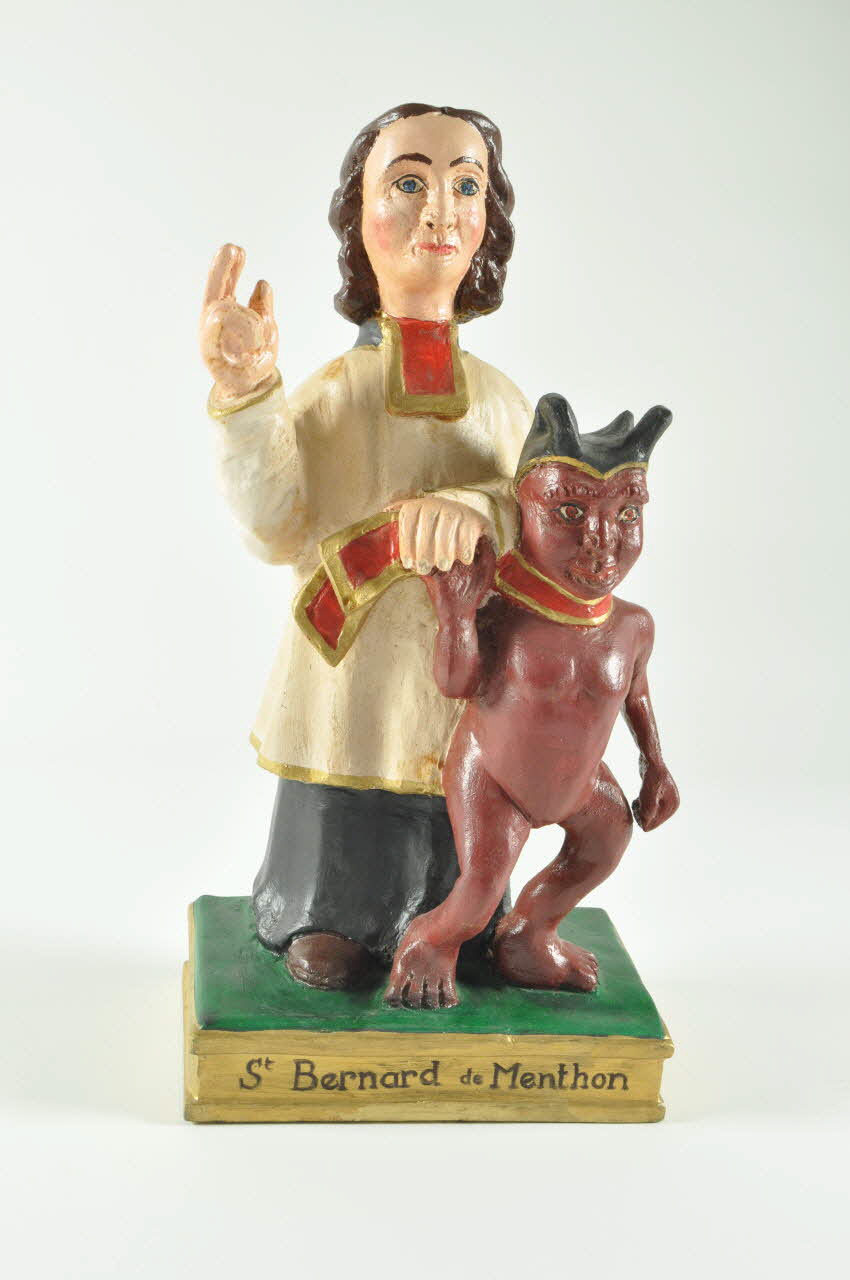 Georges Personnaz statuette Saint Bernard de Menthon Rhône-Alpes, France 2002 2005.69.1 Photo Mucem