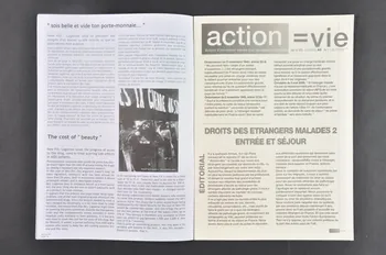 Act Up-Paris Bulletin associatif Action, n°81, juillet 2002 France 2002 2003.94.10  Photo Mucem