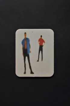 Het Aids Team sous-bock "Eigenlijk heb ik niet..."  (Ne nous contentons pas de nos premières impressions. Ne présumons pas trop...) Pays-Bas 2000 2003.94.105 Photo Mucem